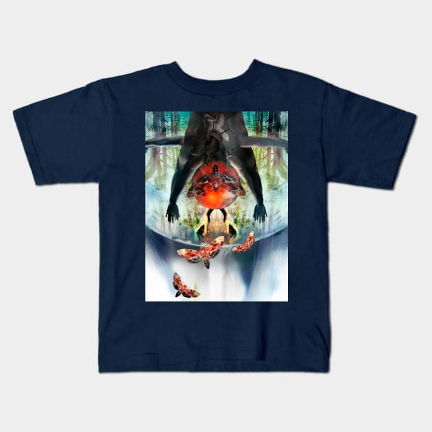 The Angel of Death from The Terror novella Kids T-Shirt by sandpaperdaisy